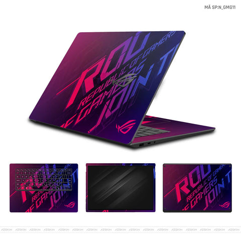 Dán Skin Laptop Asus Hình Gaming | N_GMG11