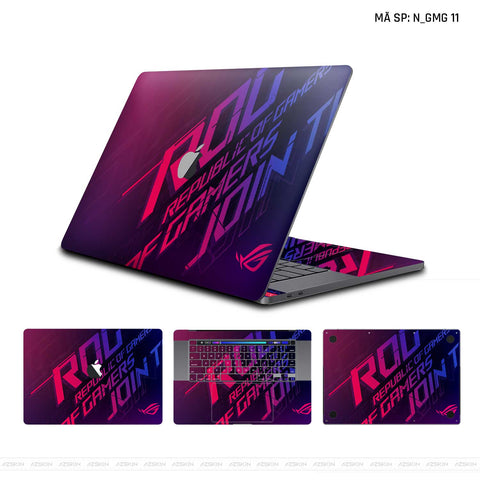 Dán Skin Macbook Hình Gaming Gear  | N_GMG11