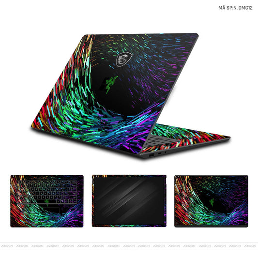 Dán Skin Laptop MSI Hình Gaming Gear | N_GMG12
