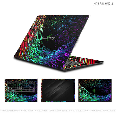 Dán Skin Laptop Gigabyte Hình Gaming Gear | N_GMG12