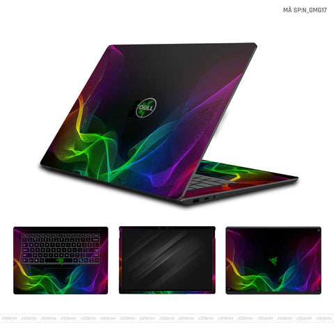 Dán Skin Laptop Dell Hình Gaming Gear | N_GMG17