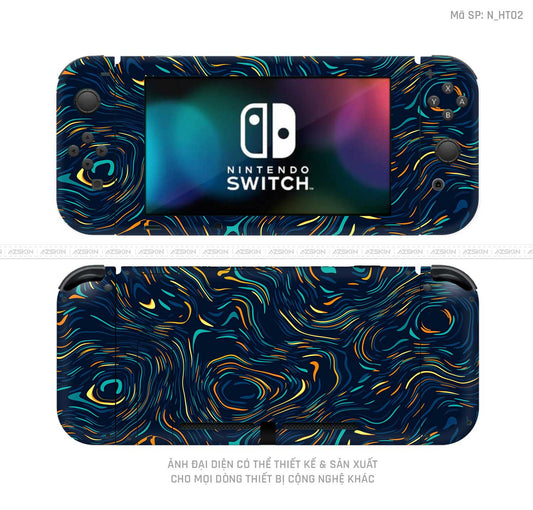 Dán Skin Máy Chơi Game Nintendo Switch Hình Họa Tiết | N_HT02