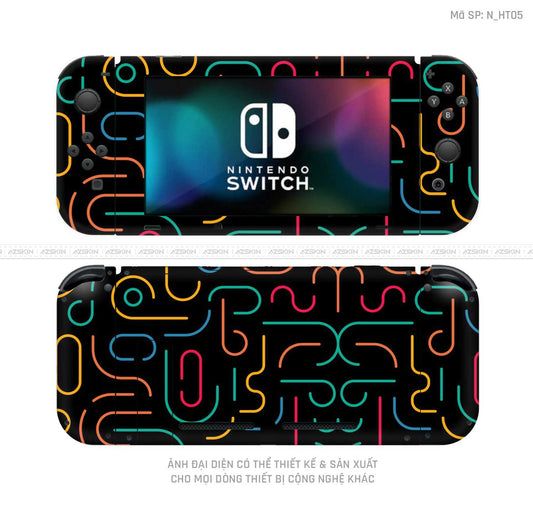 Dán Skin Máy Chơi Game Nintendo Switch Hình Họa Tiết | N_HT05
