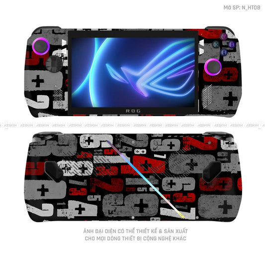 Dán Skin Máy Chơi Game Asus ROG Hình Họa Tiết | N_HT08