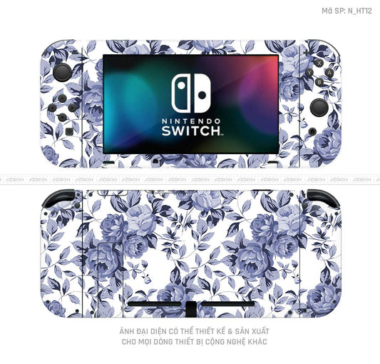 Dán Skin Máy Chơi Game Nintendo Switch Hình Họa Tiết | N_HT12