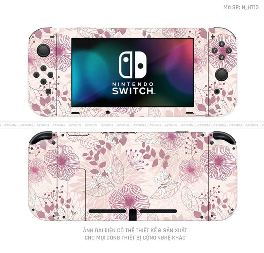 Dán Skin Máy Chơi Game Nintendo Switch Hình Họa Tiết | N_HT13
