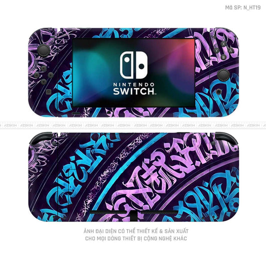 Dán Skin Máy Chơi Game Nintendo Switch Hình Họa Tiết | N_HT19