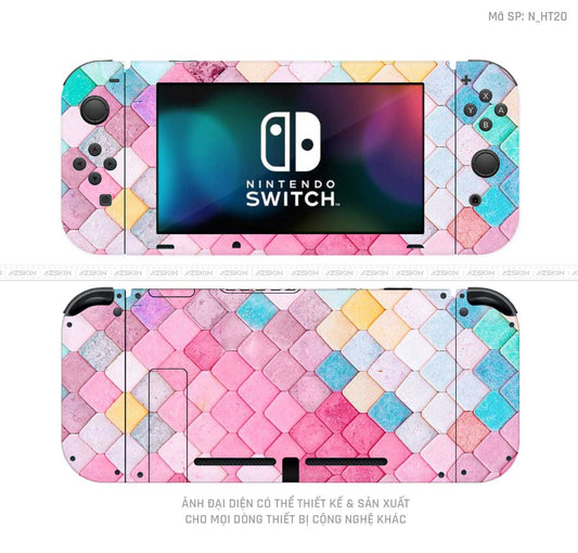 Dán Skin Máy Chơi Game Nintendo Switch Hình Họa Tiết | N_HT20