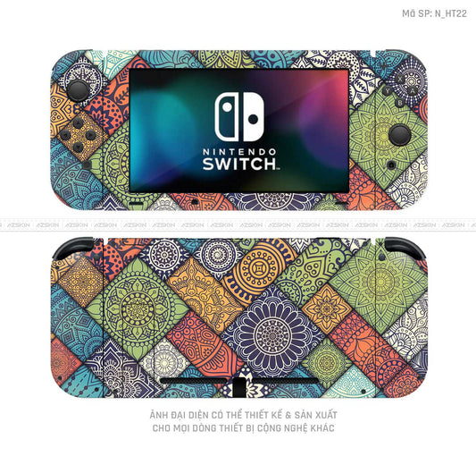 Dán Skin Máy Chơi Game Nintendo Switch Hình Họa Tiết | N_HT22