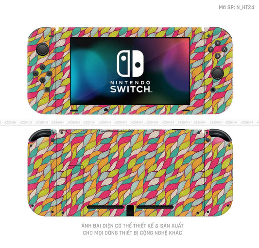 Dán Skin Máy Chơi Game Nintendo Switch Hình Họa Tiết | N_HT24