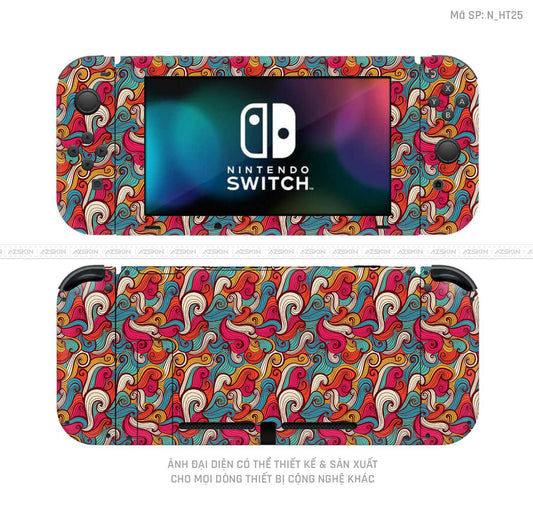 Dán Skin Máy Chơi Game Nintendo Switch Hình Họa Tiết | N_HT25