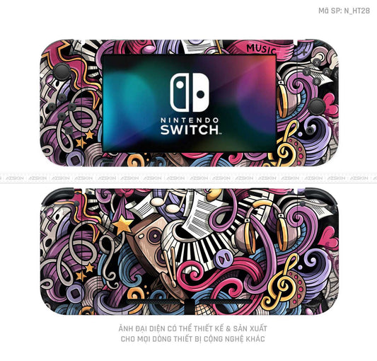 Dán Skin Máy Chơi Game Nintendo Switch Hình Họa Tiết | N_HT28