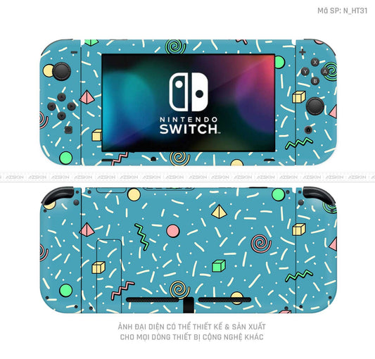 Dán Skin Máy Chơi Game Nintendo Switch Hình Họa Tiết | N_HT31