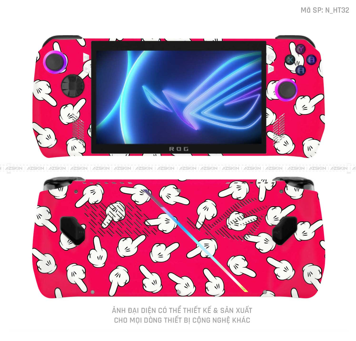 Dán Skin Máy Chơi Game Asus ROG Hình Họa Tiết | N_HT32