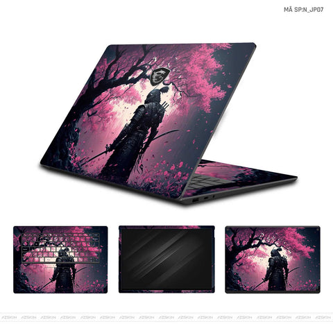 Dán Skin Laptop MSI Hình Japan Samurai | N_JP07