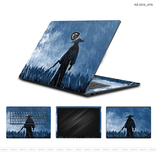 Dán Skin Laptop MSI Hình Japan Samurai | N_JP19