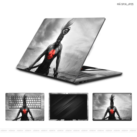 Dán Skin Laptop MSI Hình Japan Samurai | N_JP25