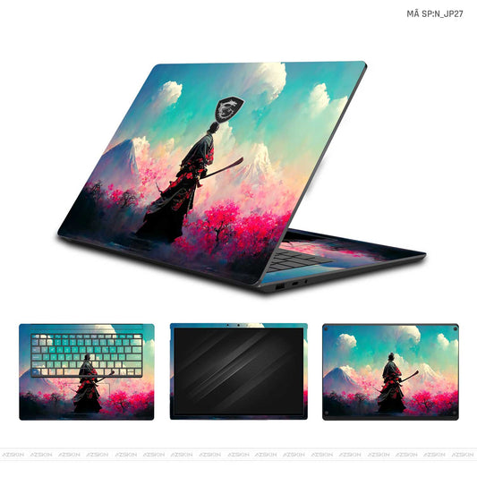 Dán Skin Laptop MSI Hình Japan Samurai | N_JP27