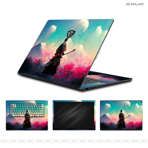 Dán Skin Laptop MSI Hình Japan Samurai | N_JP27