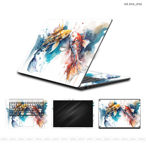 Dán Skin Laptop Dell Hình Japan Cá Chép | N_JP30