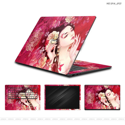 Dán Skin Laptop Dell Hình Japan Geisha | N_JP37