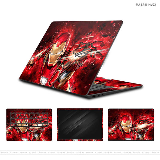 Dán Skin Laptop Asus Hình Ironman | N_MV03