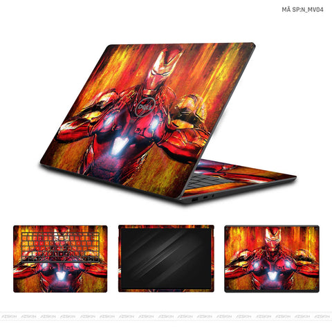 Dán Skin Laptop Dell Hình Marvel Iron Man | N_MV04