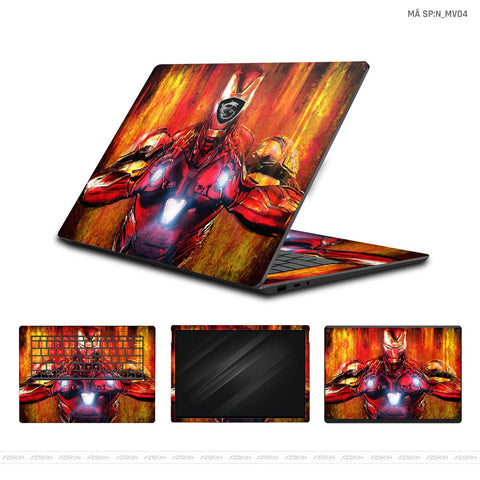 Dán Skin Laptop MSI Hình Marvel Iron Man | N_MV04