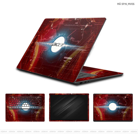 Dán Skin Laptop Acer Hình Ironman | N_MV06