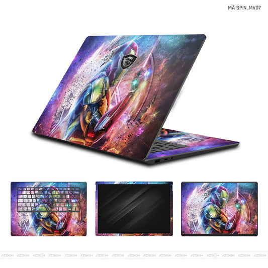 Dán Skin Laptop MSI Hình Marvel Iron Man | N_MV07