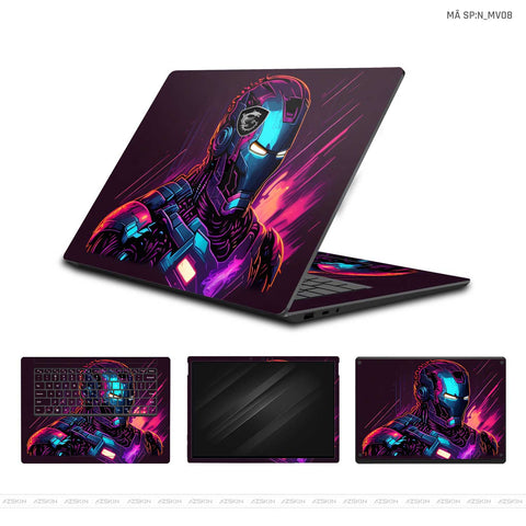 Dán Skin Laptop MSI Hình Marvel Iron Man | N_MV08