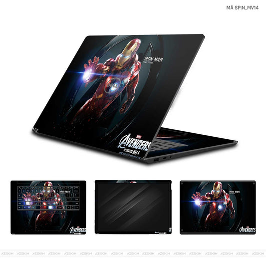 Dán Skin Laptop Dell Hình Marvel Iron Man | N_MV14