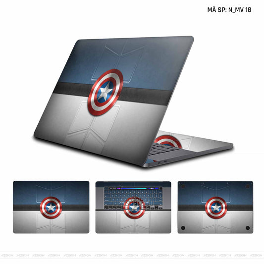 Dán Skin Macbook Hình Khiên Captain | N_MV18