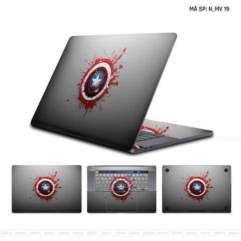 Dán Skin Macbook Hình Khiên Captain | N_MV19
