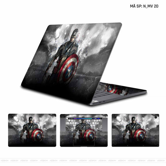 Dán Skin Macbook Hình Captain America  | N_MV20