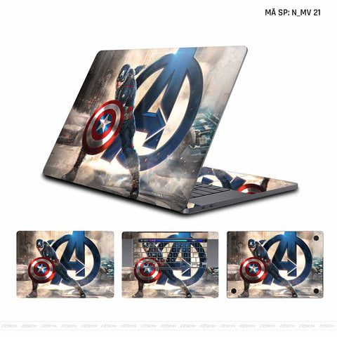 Dán Skin Macbook Hình Captain America  | N_MV21