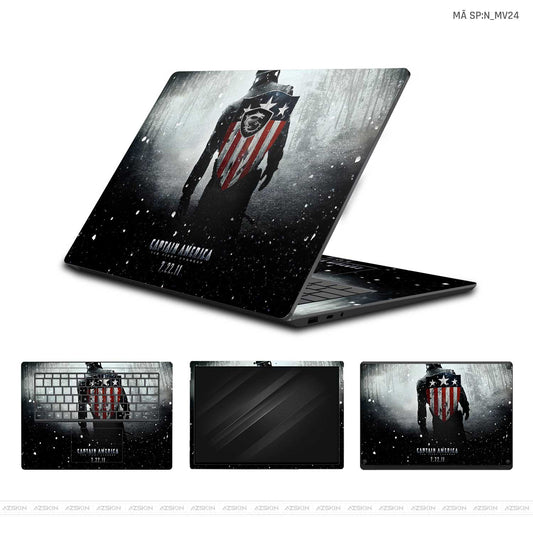 Dán Skin Laptop MSI Hình Marvel Captain America | N_MV24