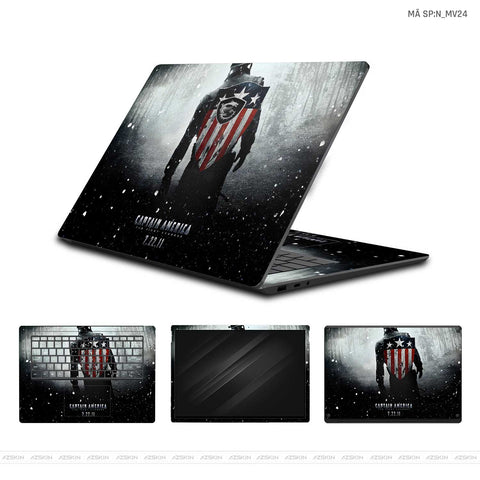 Dán Skin Laptop MSI Hình Marvel Captain America | N_MV24