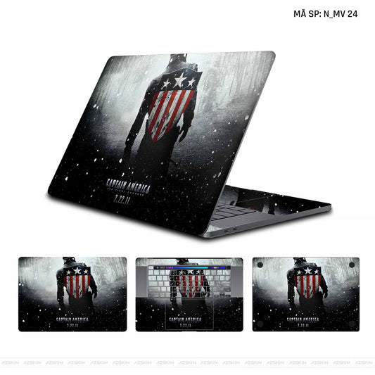 Dán Skin Macbook Hình Captain America  | N_MV24