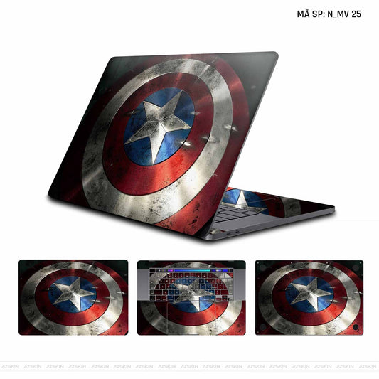 Dán Skin Macbook Hình Khiên Captain | N_MV25