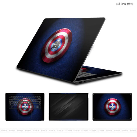 Dán Skin Laptop Surface Hình Captain America | N_MV26
