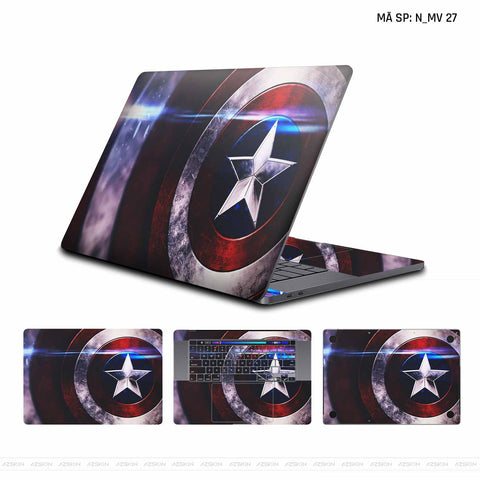 Dán Skin Macbook Hình Khiên Captain | N_MV27