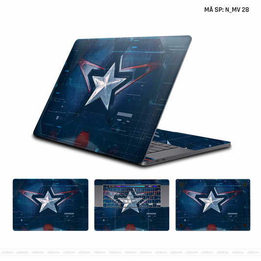 Dán Skin Macbook Hình Khiên Captain | N_MV28