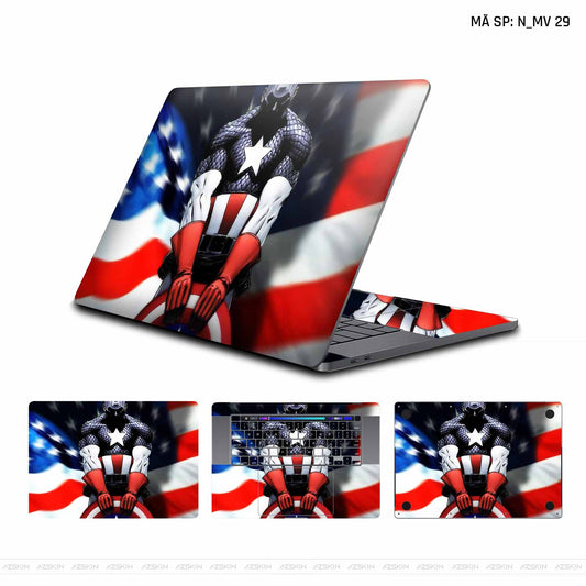 Dán Skin Macbook Hình Captain America | N_MV29