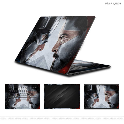 Dán Skin Laptop Asus Hình Captian American | N_MV30