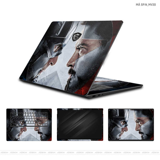 Dán Skin Laptop MSI Hình Marvel Captain America | N_MV30