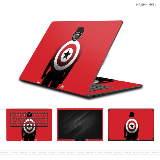 Dán Skin Laptop MSI Hình Marvel Captain America | N_MV31