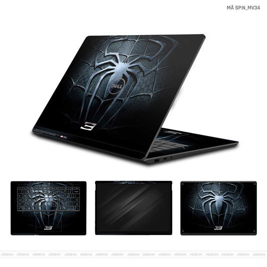 Dán Skin Laptop Dell Hình Marvel Spider Man | N_MV34