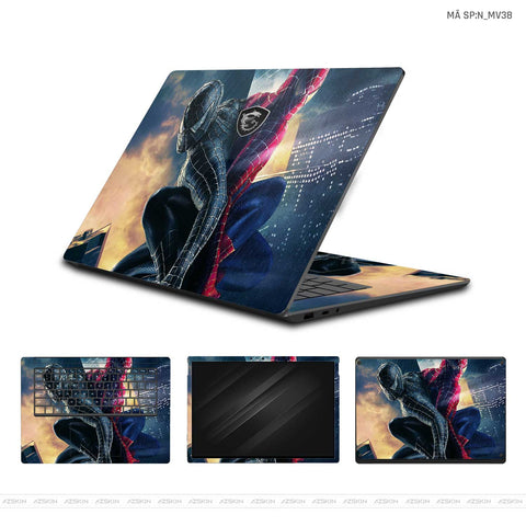 Dán Skin Laptop MSI Hình Marvel Spider Man | N_MV38