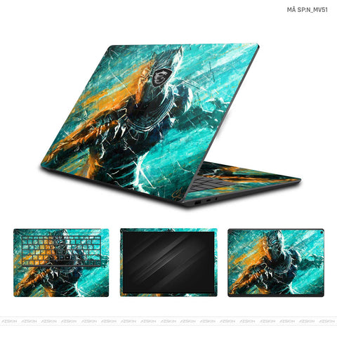 Dán Skin Laptop MSI Hình Marvel Black Panther | N_MV51
